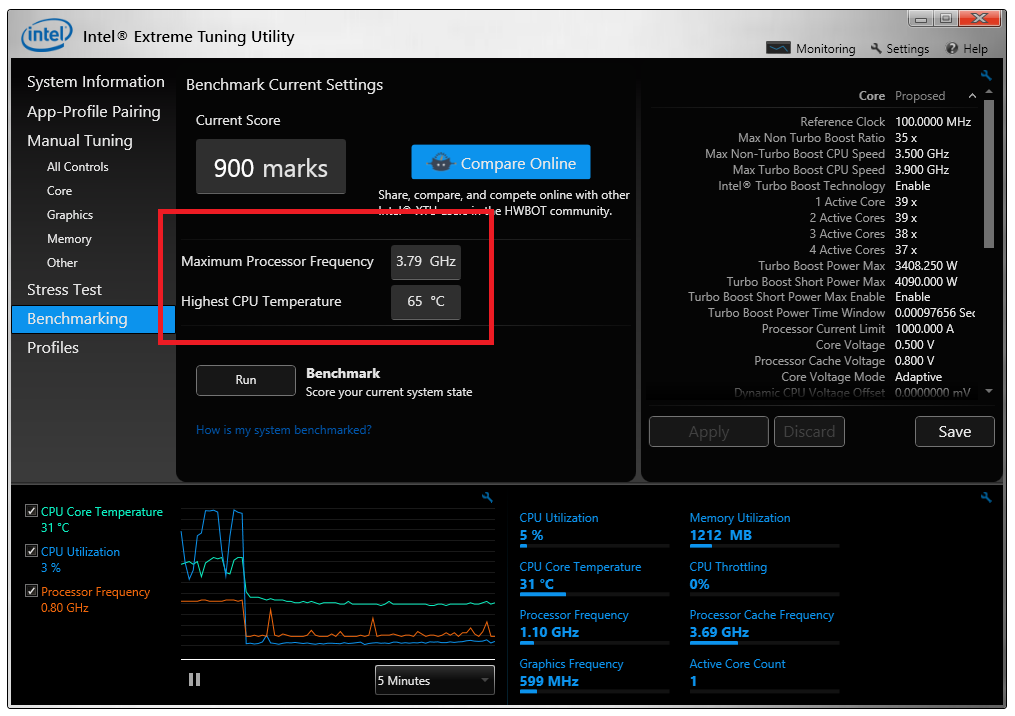 Intel XTU V4.3.0.11 Available for Download - App-Profile Pairing,  Temperature and Frequency Monitoring, Bugfixes